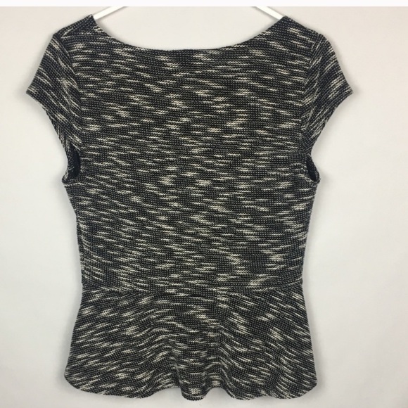 Anthropology Postage Stamp Peplum Top SZ S - Picture 2 of 4